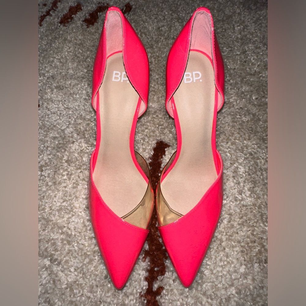 bp Josey D’Orsay heels hot pink